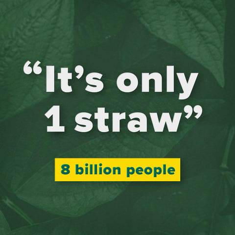 it's only 1 straw