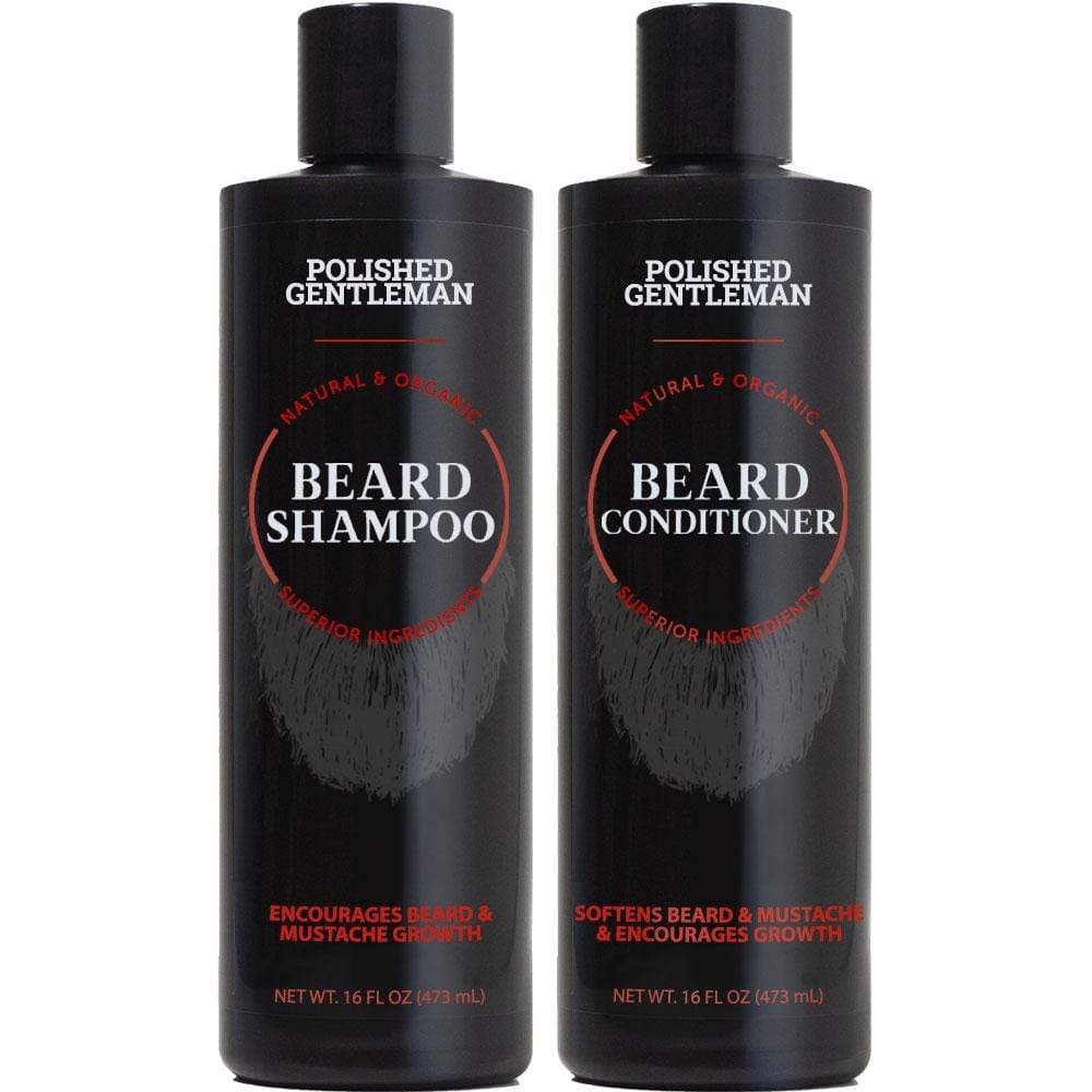 Beard Shampoo and Conditioner Set - Polished Gentleman product image