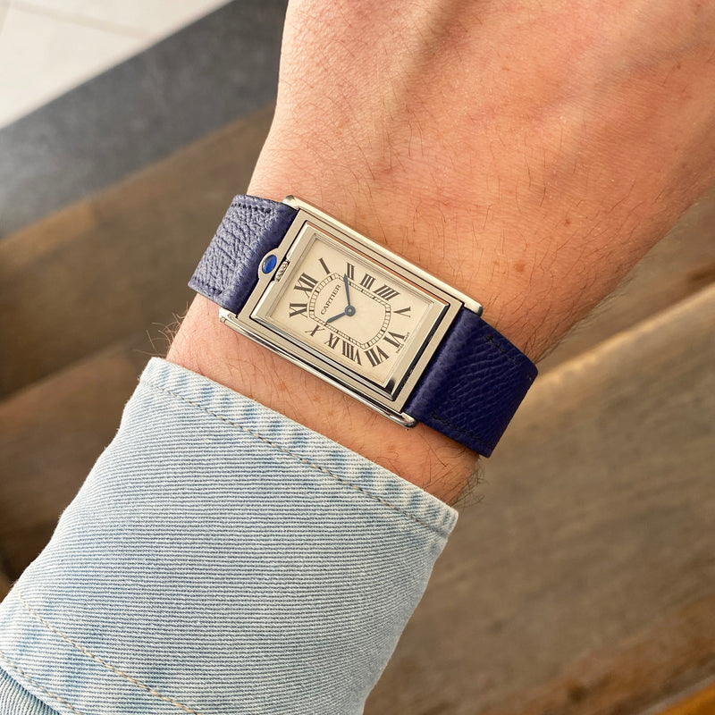 cartier tank basculante strap