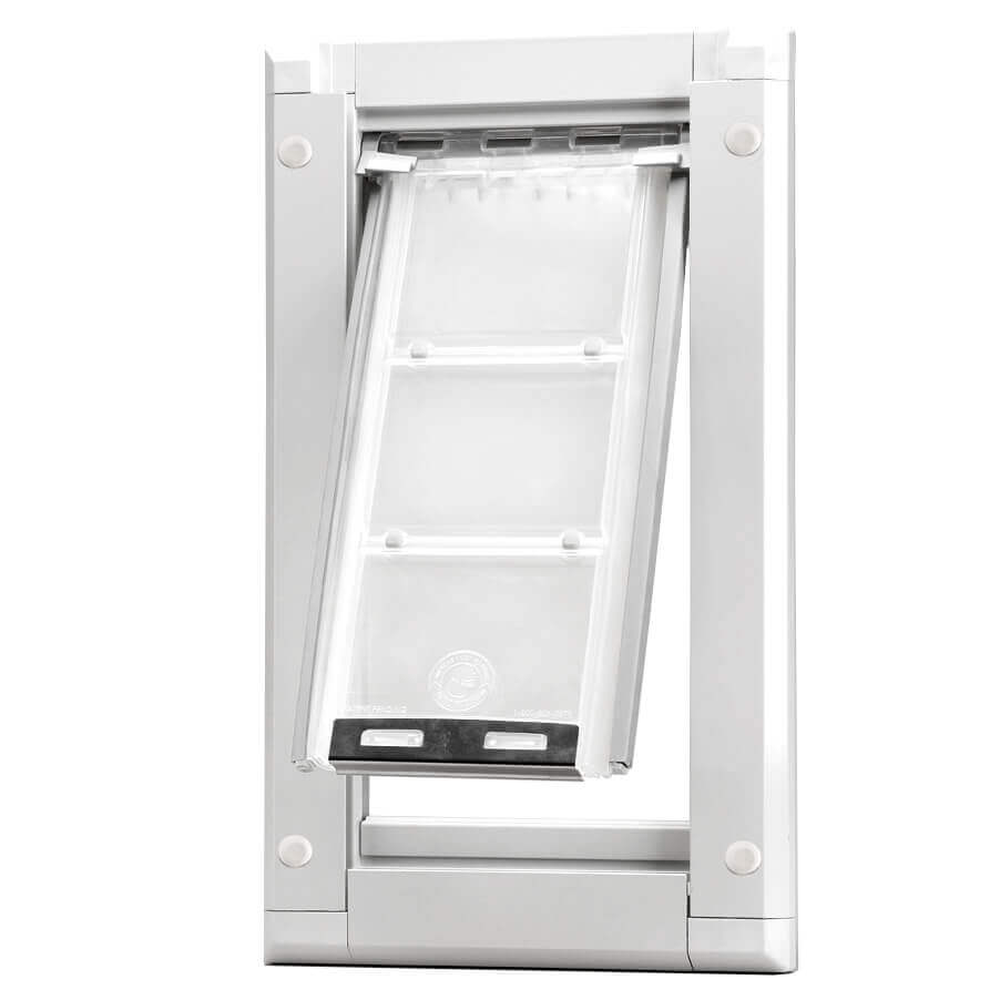 Endura Flap single flap pet door for doors in white