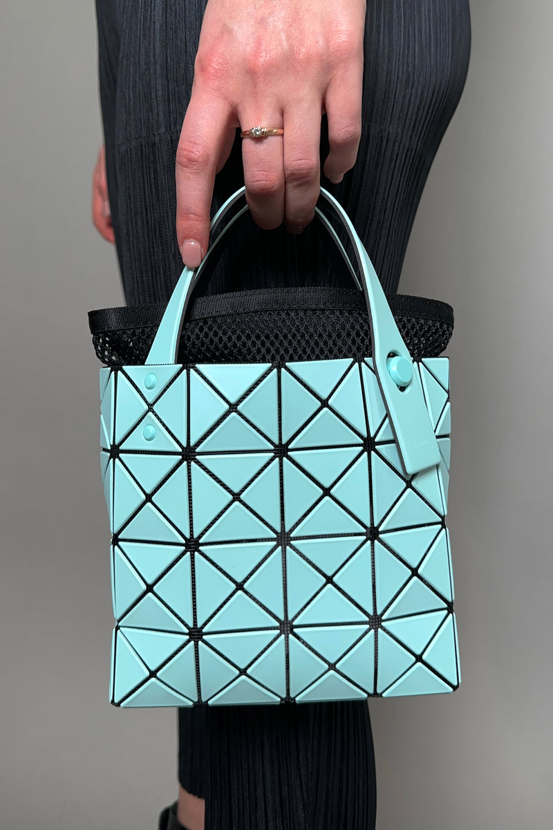 Bao Bao Issey Miyake Lucent Boxy Mini Matte Tote Bag in Mint Green