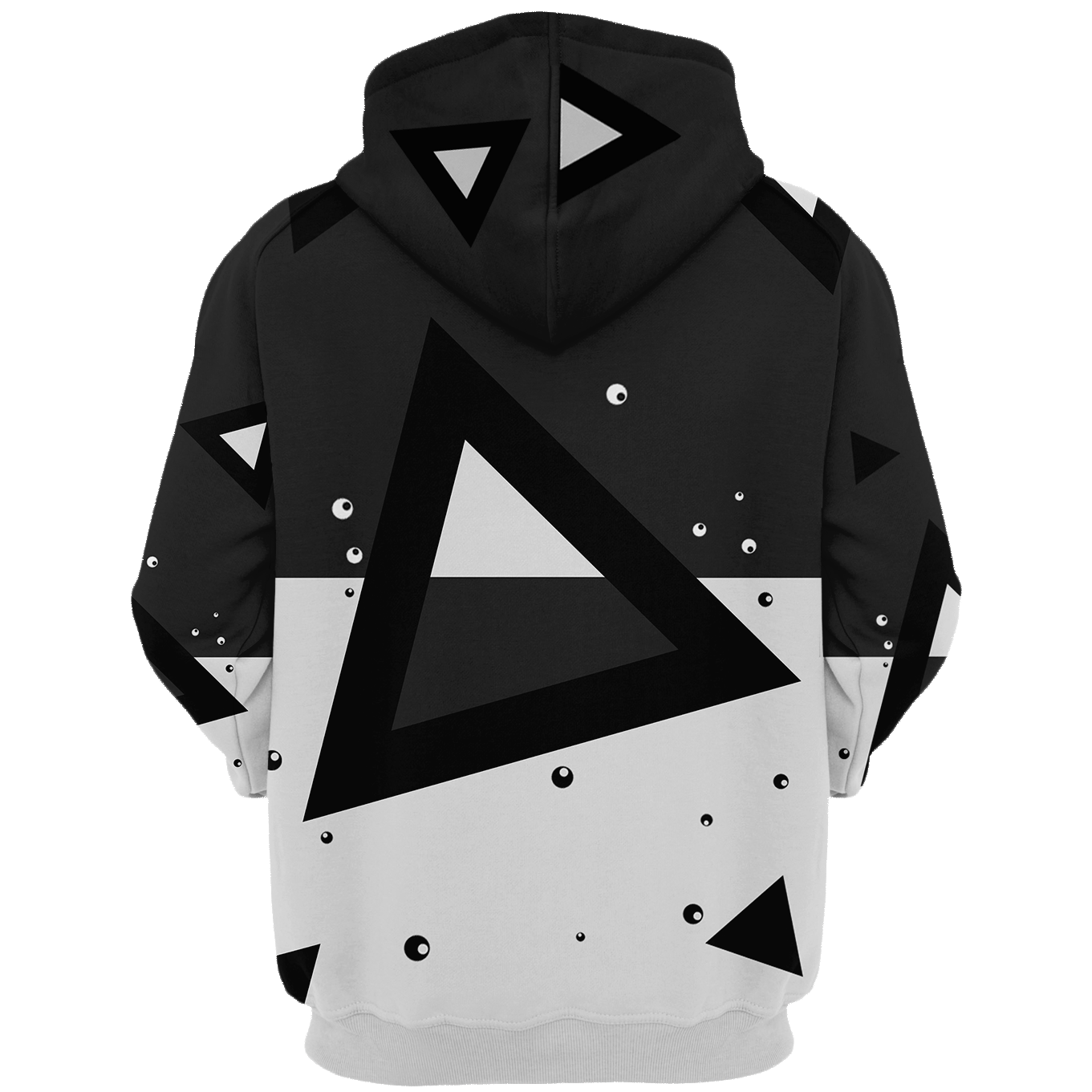 Triangle Hoodie | Black Asus Streetwear