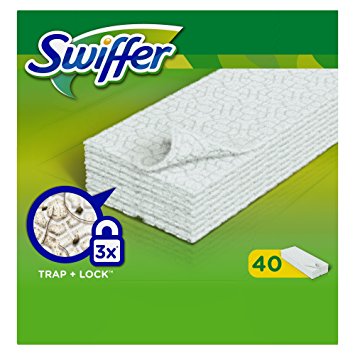 Swiffer Kit de démarrage comprenant 1 serpillère + 8 chiffons secs pour le  sol, absorbe 3 fois plus de poussière et de poils[568] - Cdiscount Maison