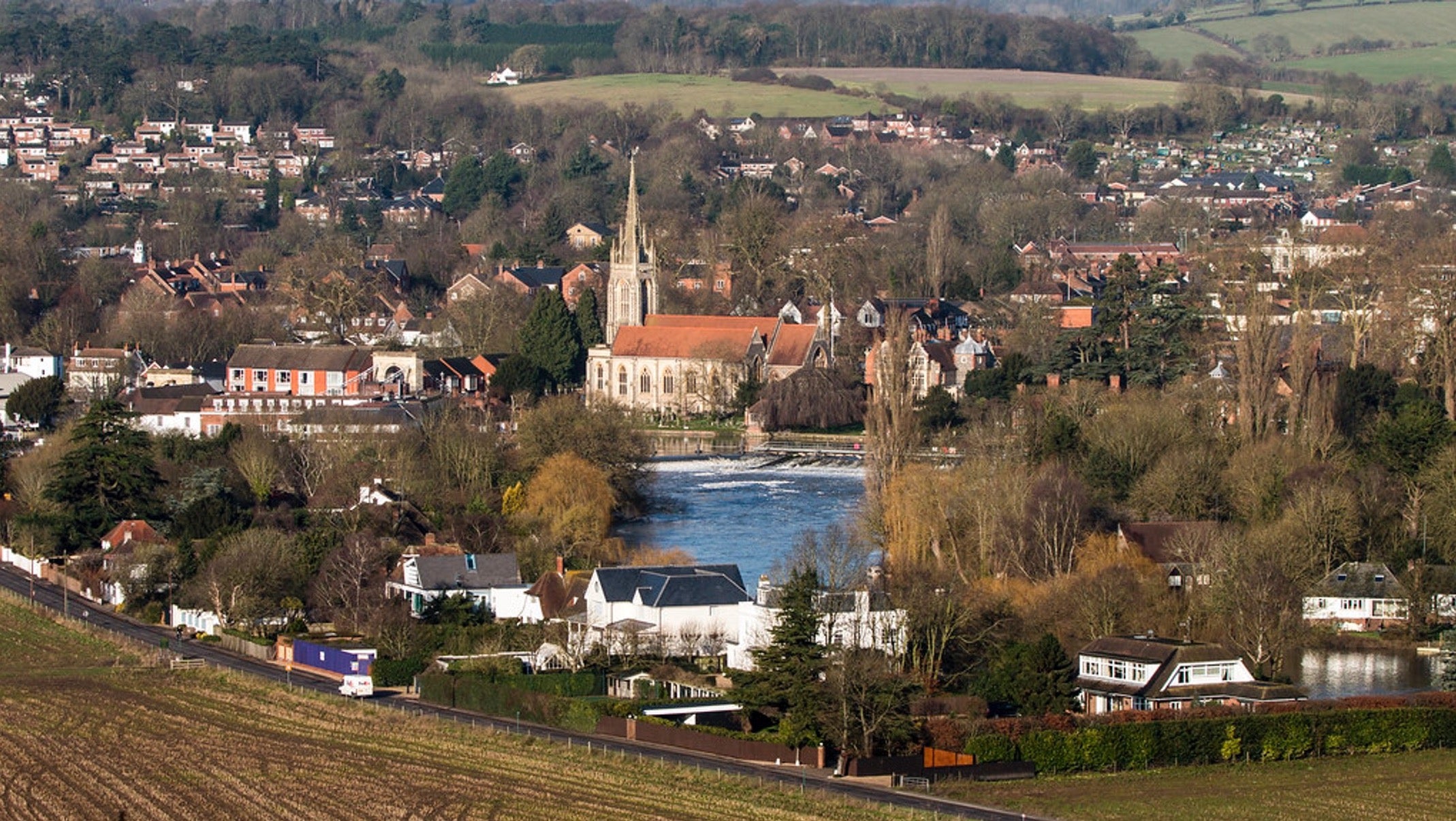 Marlow from Winter Hill