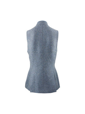 The Madeline - Women's Gilet - Denim Herringbone | Fairfax & Favor