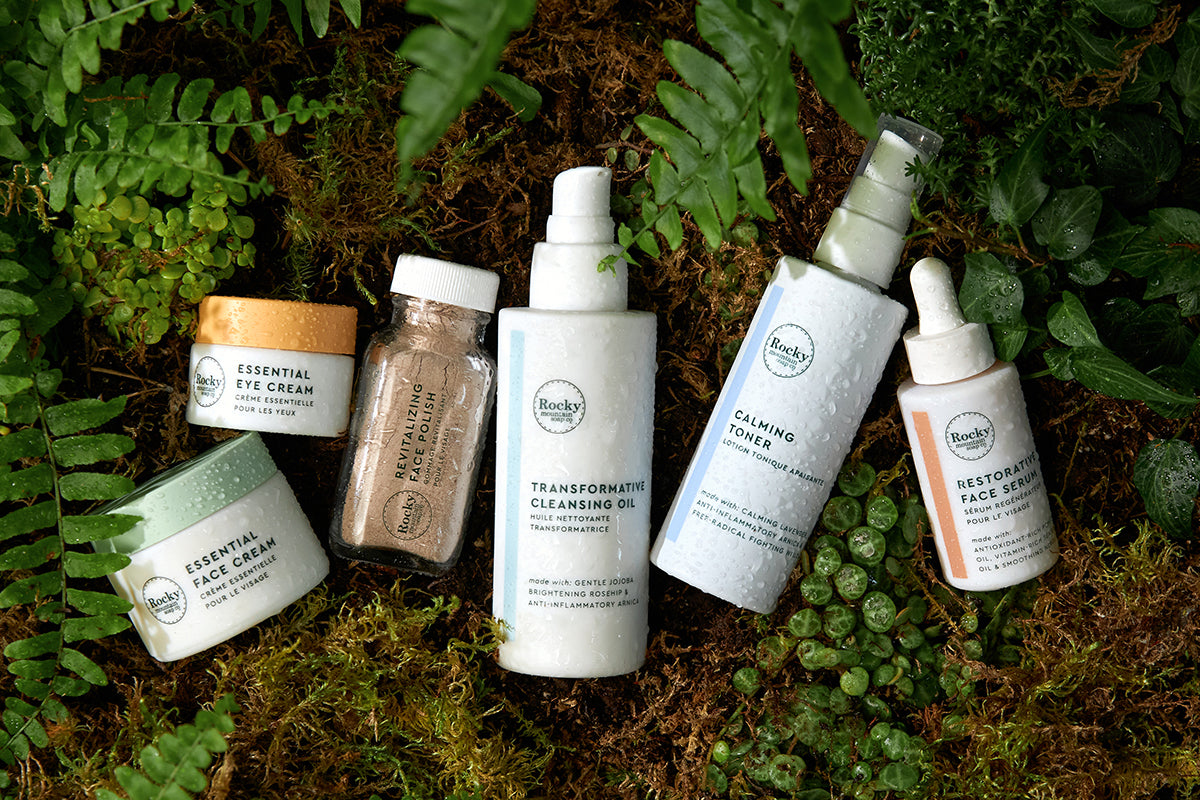 All natural made in Canada skincare collection from Rocky mountain Soap Company