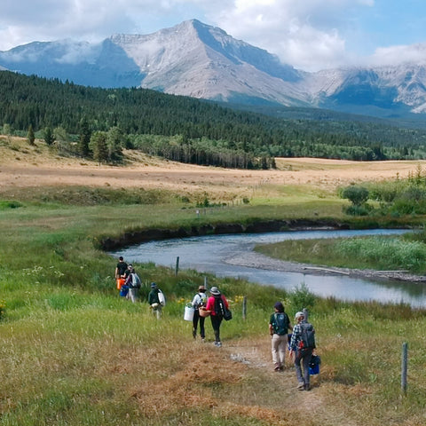 image of the Rocky team in Crowsnest Pass with NCC.