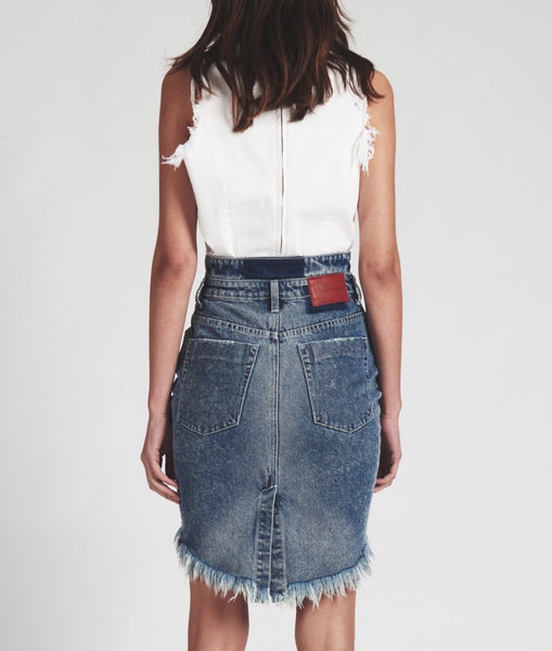 one teaspoon denim skirt