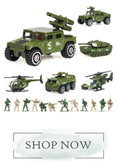 Army Men and Vehicles Die Cast