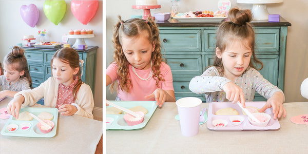 Conversation Heart Party Activity Cookie Decorating