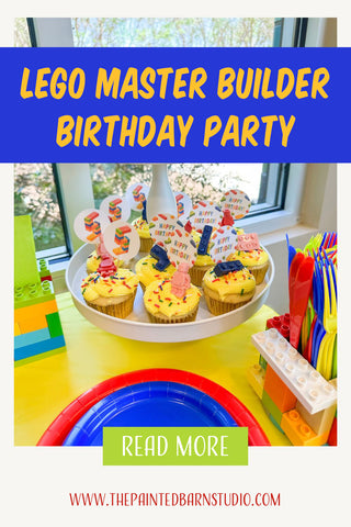 Lego Master Builder Birthday Party Pinterest Pin
