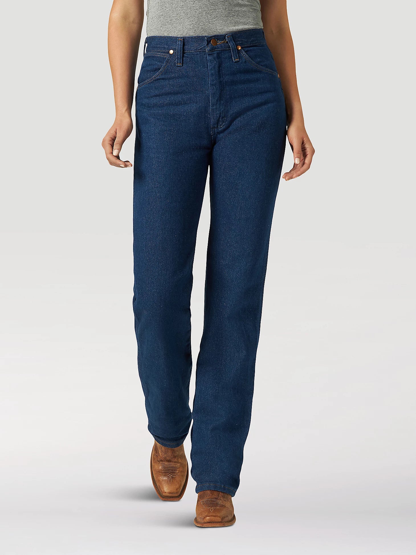 Jeans Women (014MWZG) - Wrangler® Cowboy Cut Slim Fit Jean Pre-Washed – OK  Boot Corral Ltd.