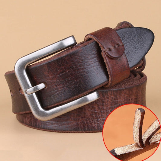 Maikun Men Braided Belt Woven Leather Belts for Men Women Vintage Waist  Strap Casual Belt Pin