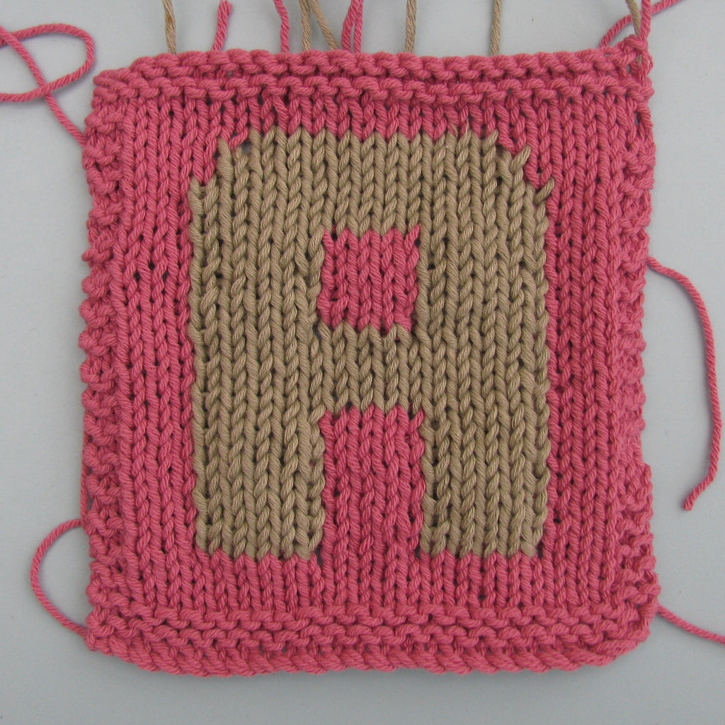 Intarsia with the ends loose