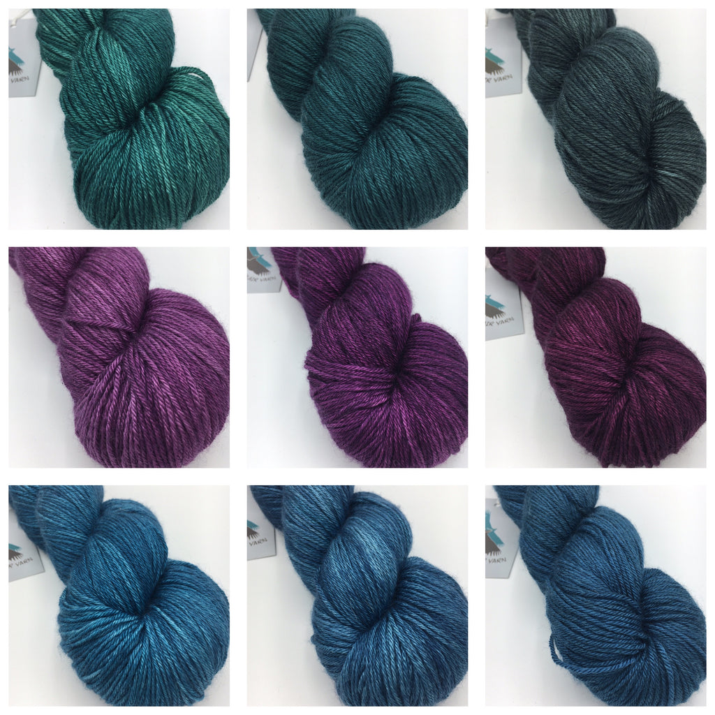 iolair yarn ombre effect at the woolly brew