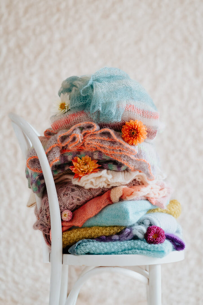 pile of knitwear