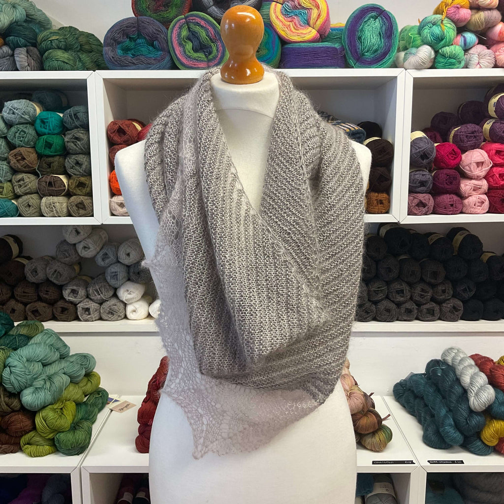 handknit shawl