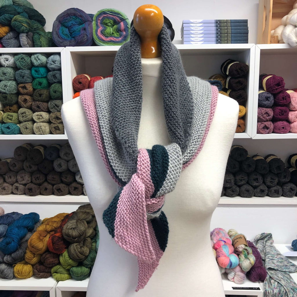 small tied shawl