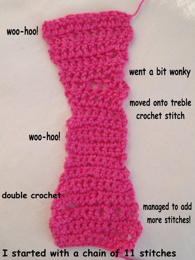 wonky crochet