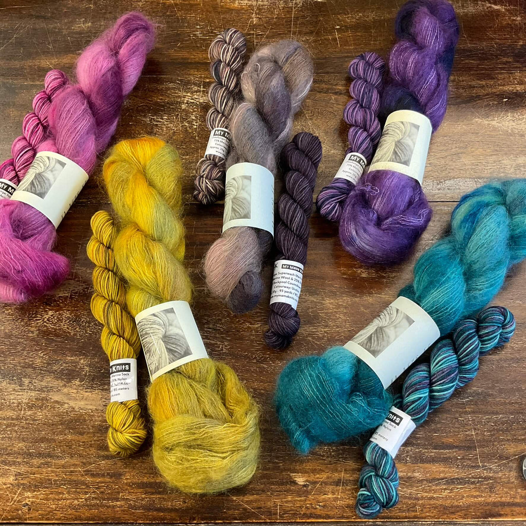 mohair and merino yarn combos