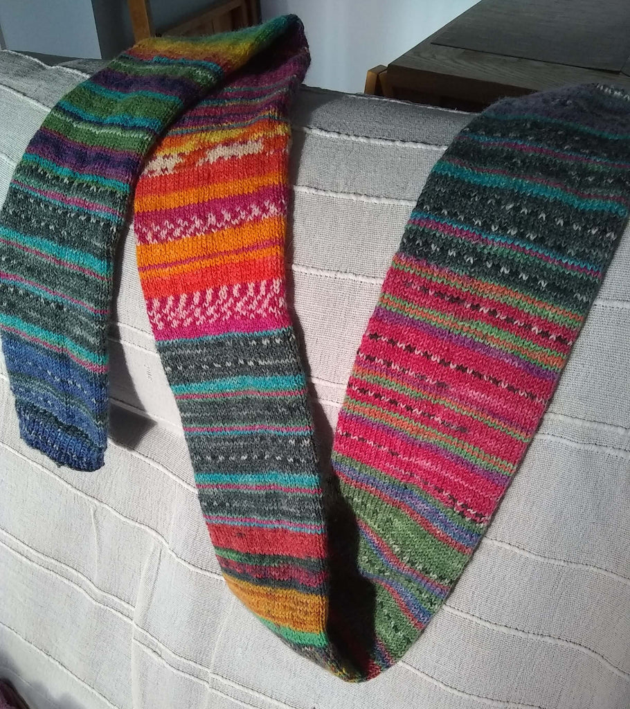 multi coloured scarf