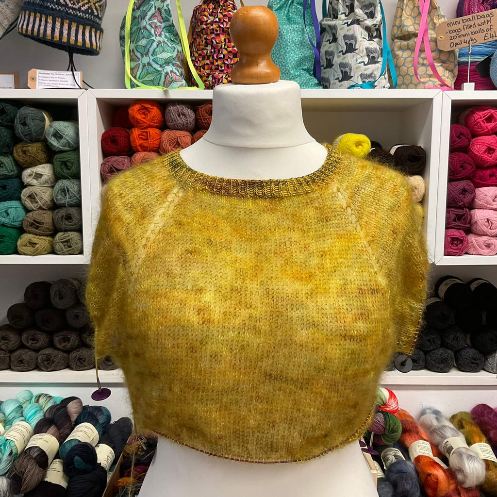 summer light mohair knitted t shirt