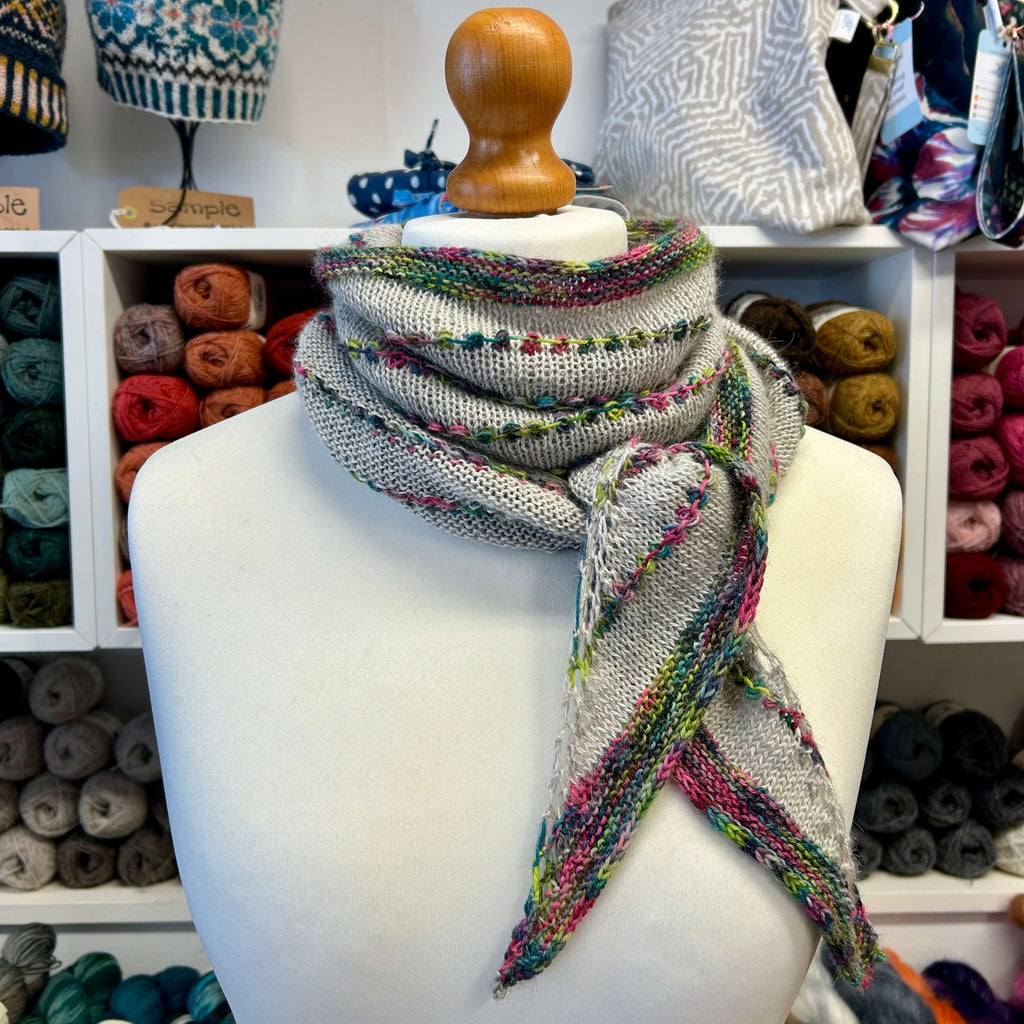 multicoloured shawl