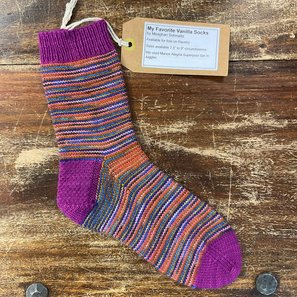 hand knitted sock