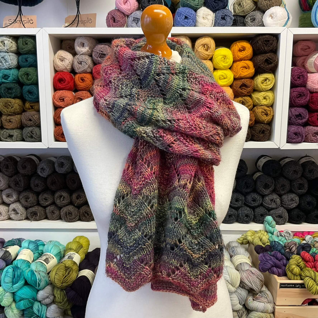 multicoloured scarf