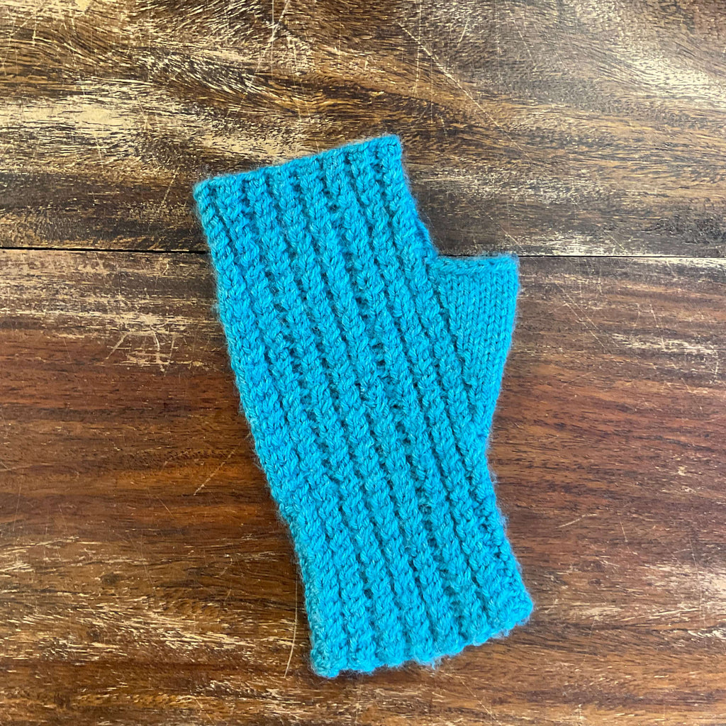 turquoise mitts