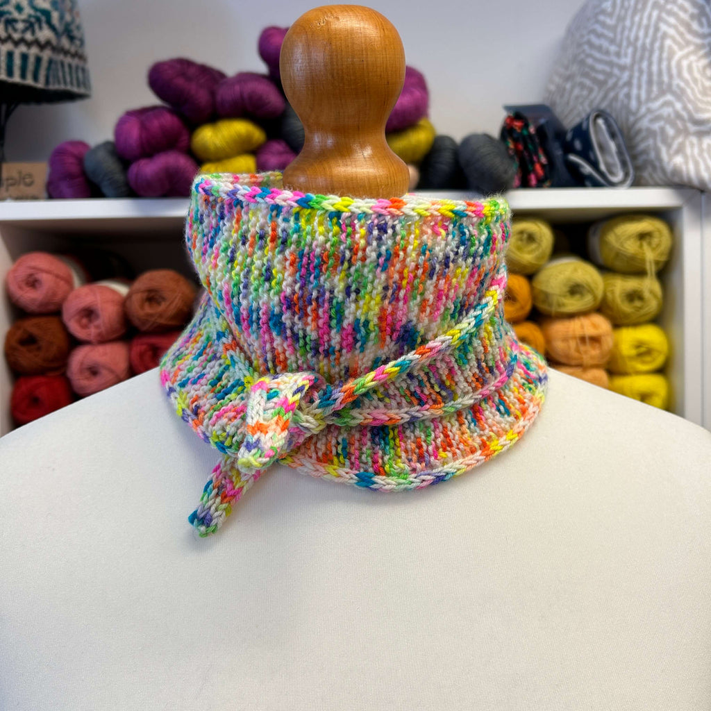 multicoloured scarf