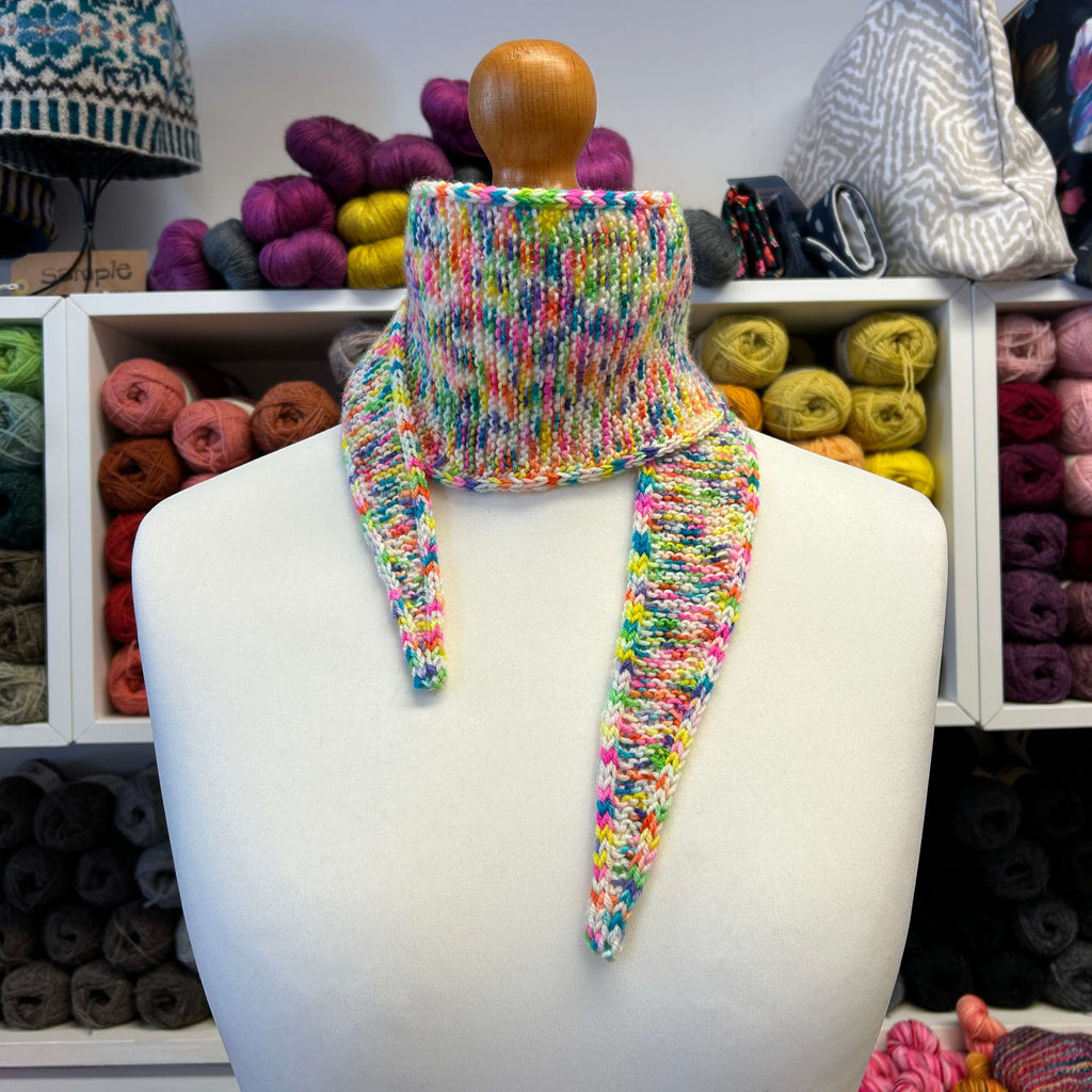 multi coloured scarf