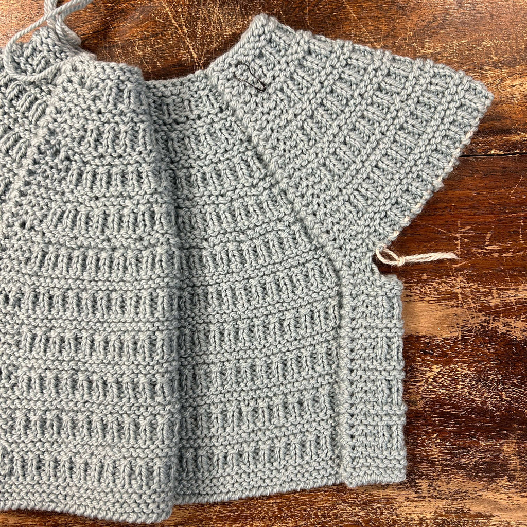 knitted baby cardigan