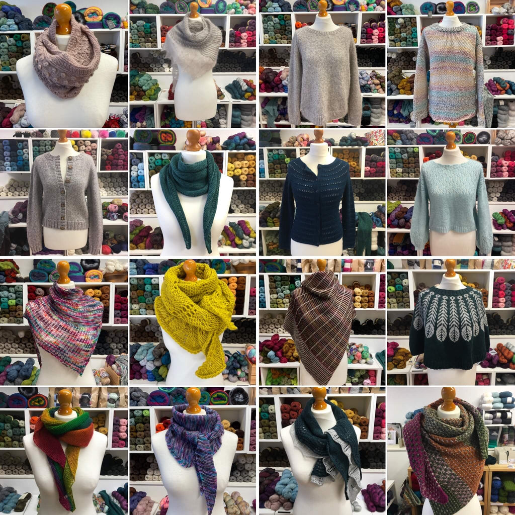 gallery of finished knitting projects