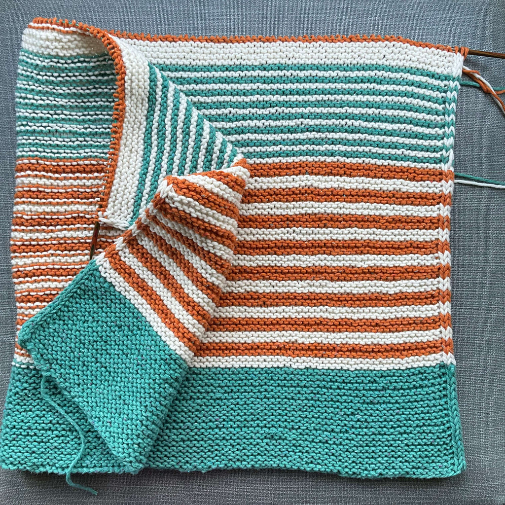 stripey blanket