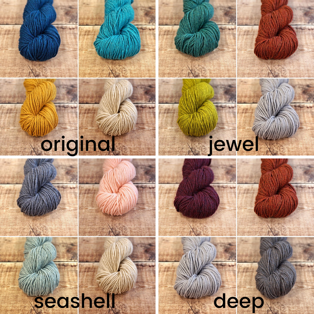 yarn kits for moonwake cowl at the woolly brew