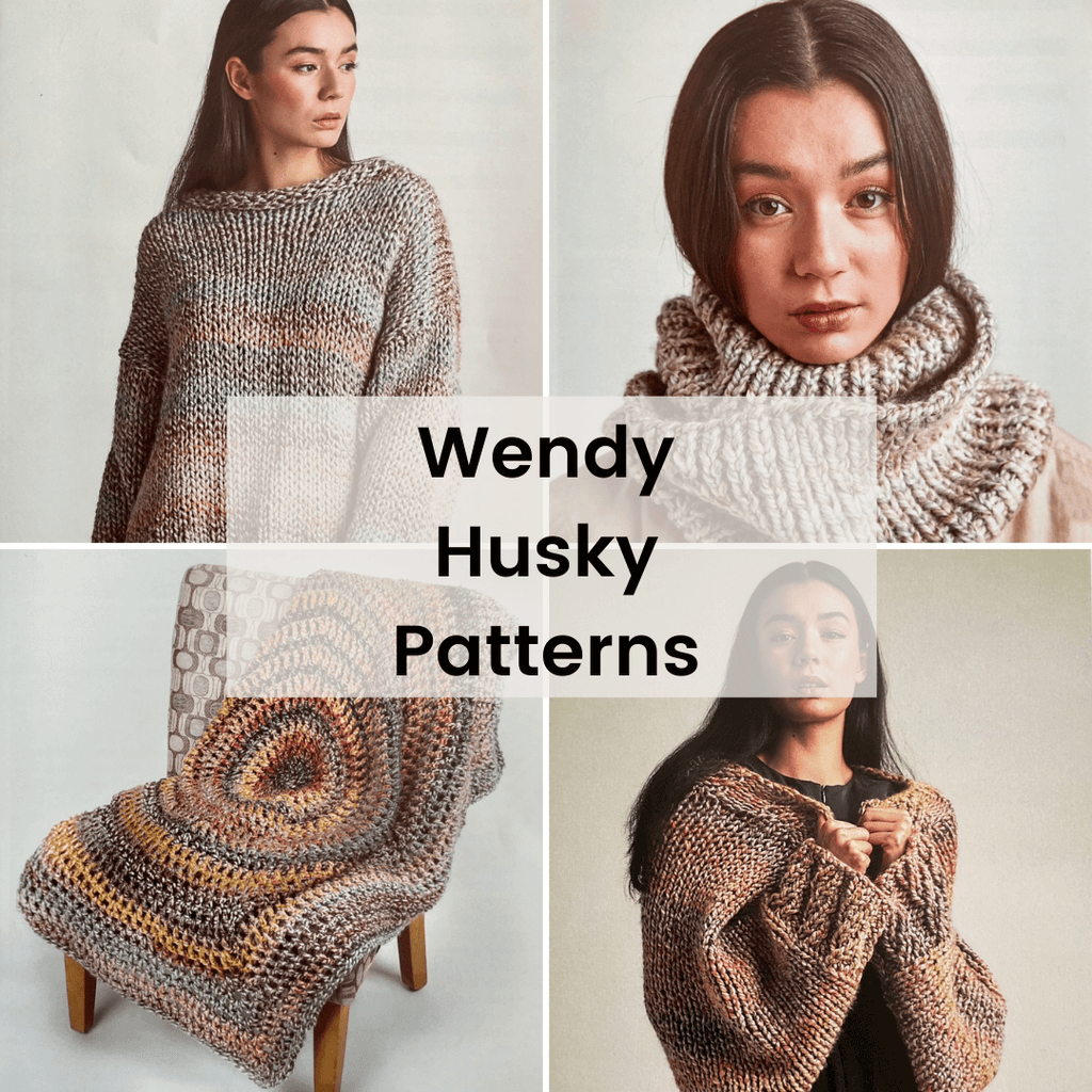 Wendy Wools Husky super chunky yarn quick knit and crochet yarn