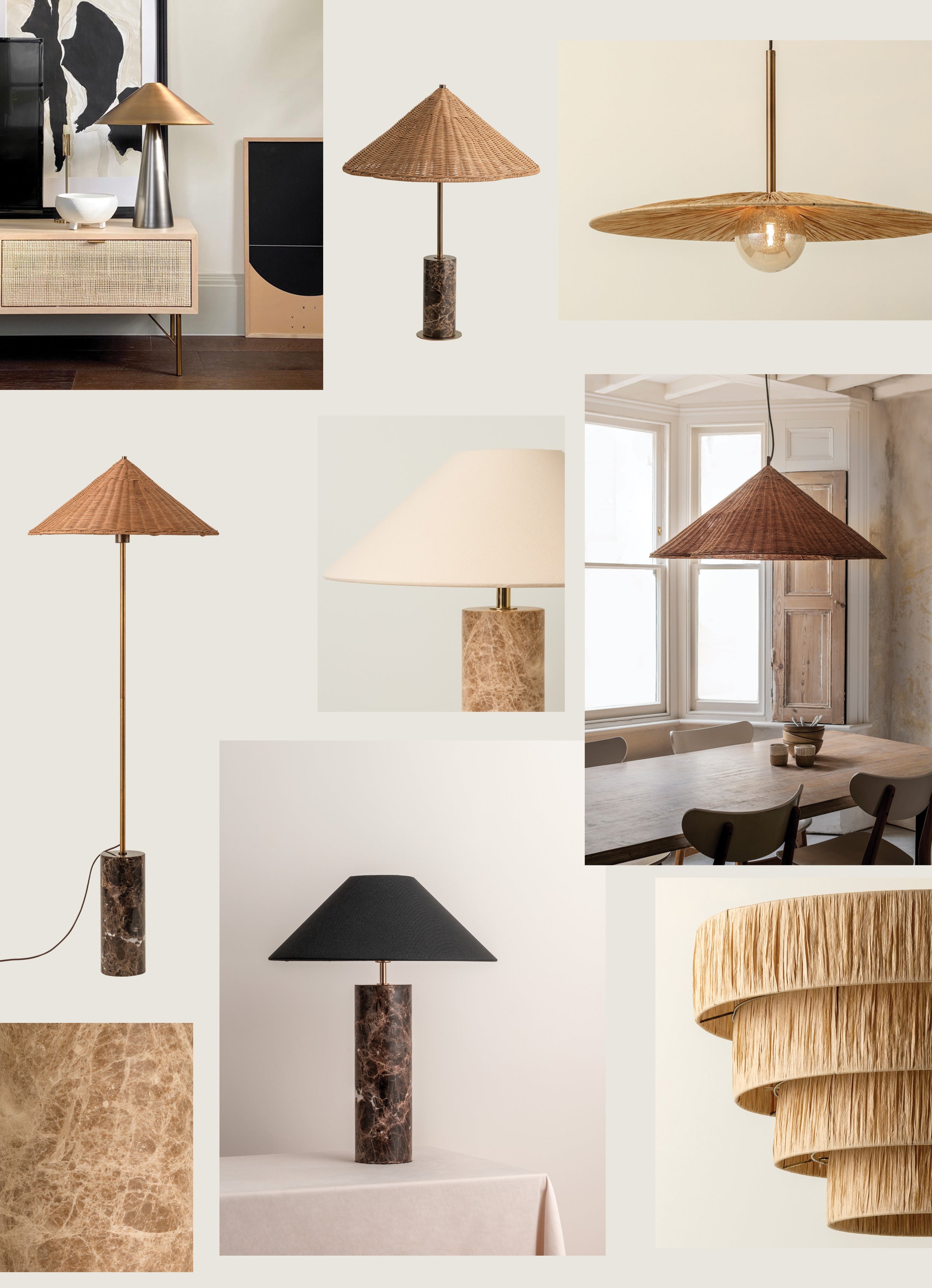 All natural  | brown collections | lights and lamps | lightsandlamps.com