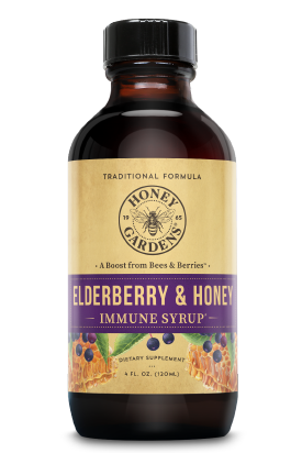 Elderberry & Honey Syrup - Honey Gardens product image