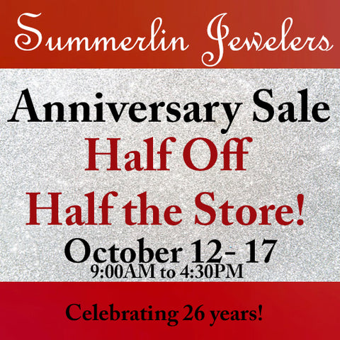 anniversary sale summerlin jewelers half off half the store