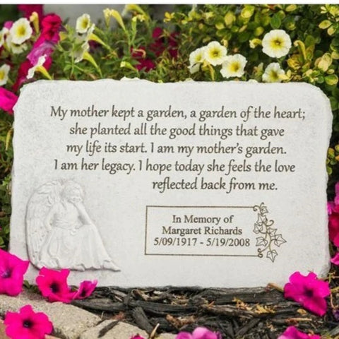 Loss of Mom Memorial Garden Stone