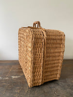 Load image into Gallery viewer, Vintage Cane Picnic Basket

