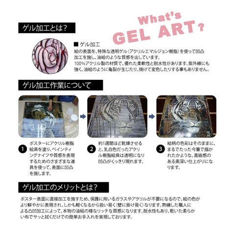 ネコのアート額絵