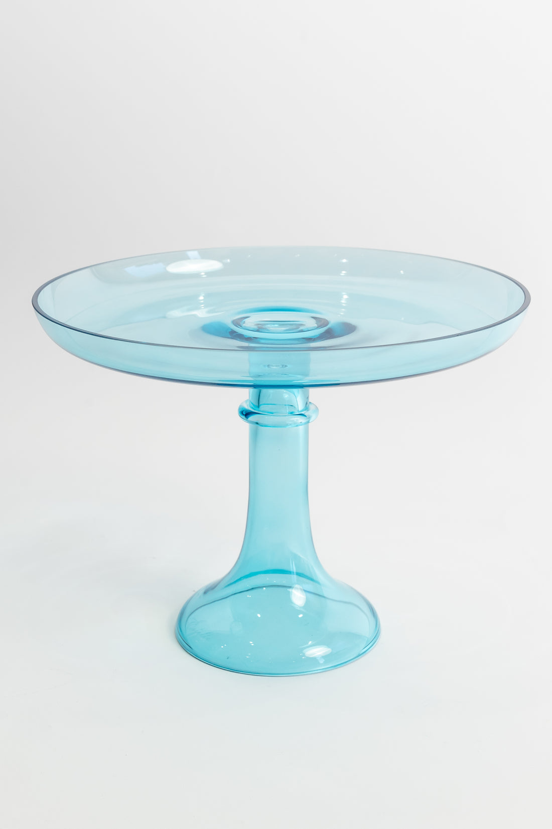 Estelle Colored Glass Hand-Blown Pastel Cake Stand, Made in Poland on Food52