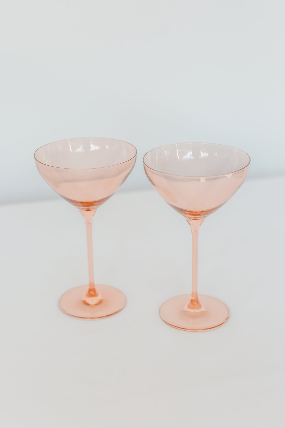 Modern Martini Glasses Set of 2 Blue – Sedoni Gallery