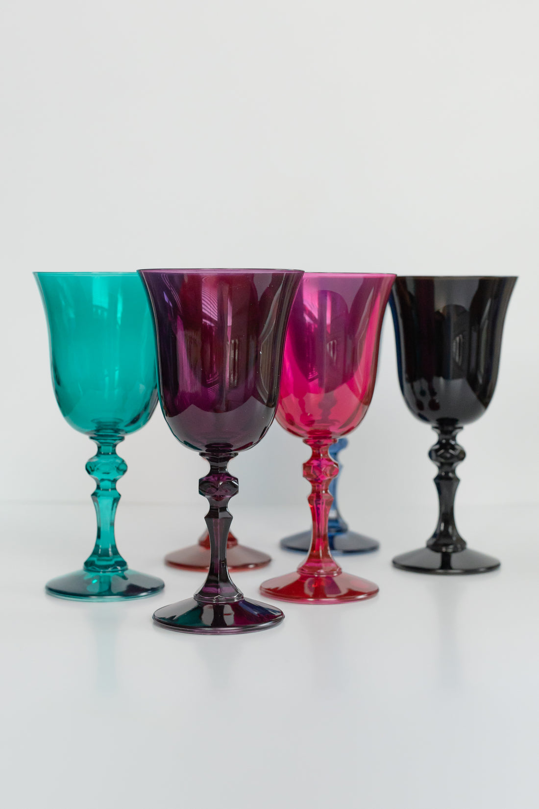Estelle Colored Champagne Flute - Set of 6 {Pastel Mixed Set} – Estelle  Colored Glass