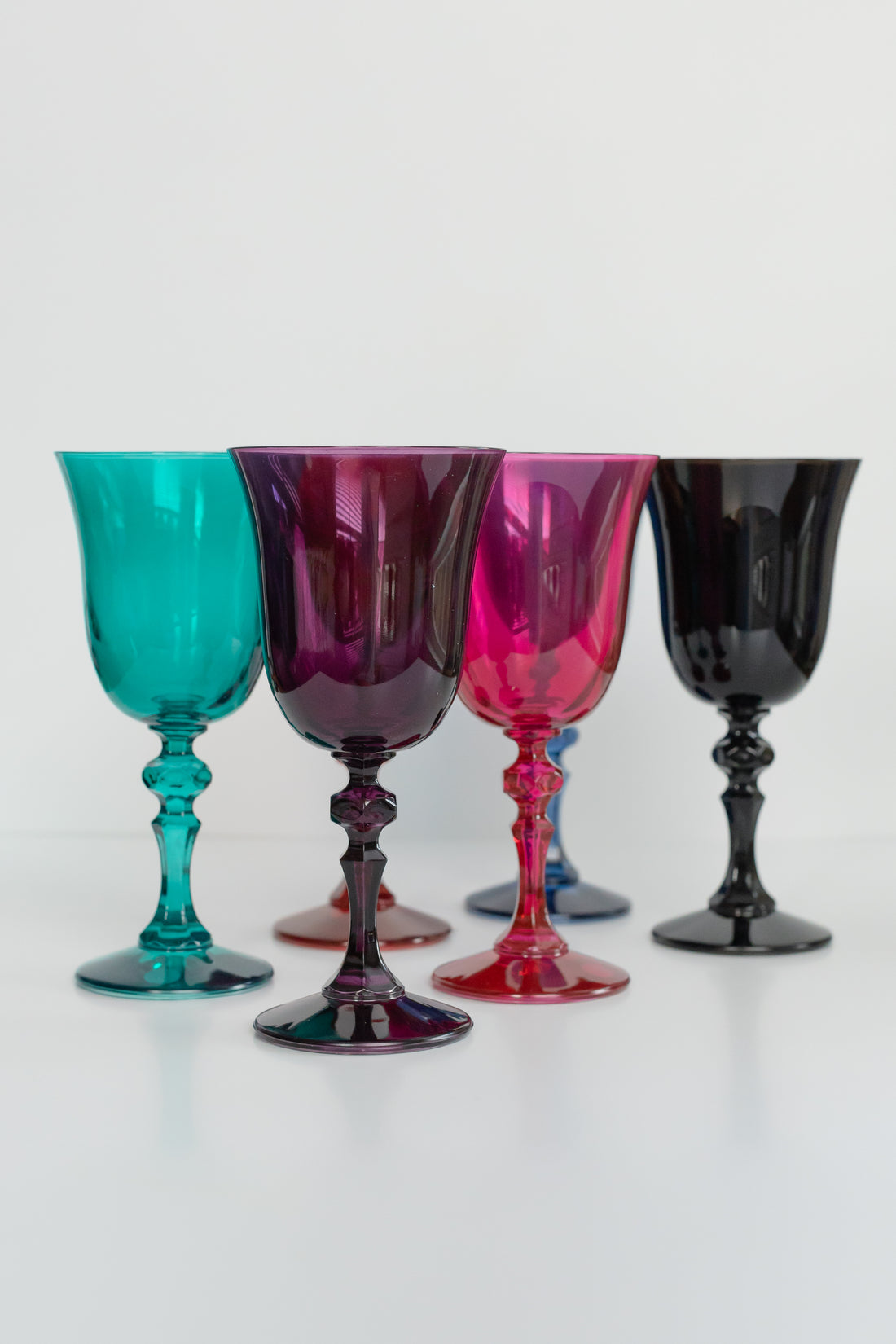 Estelle Colored Champagne Flute - Set of 6 {Pastel Mixed Set}