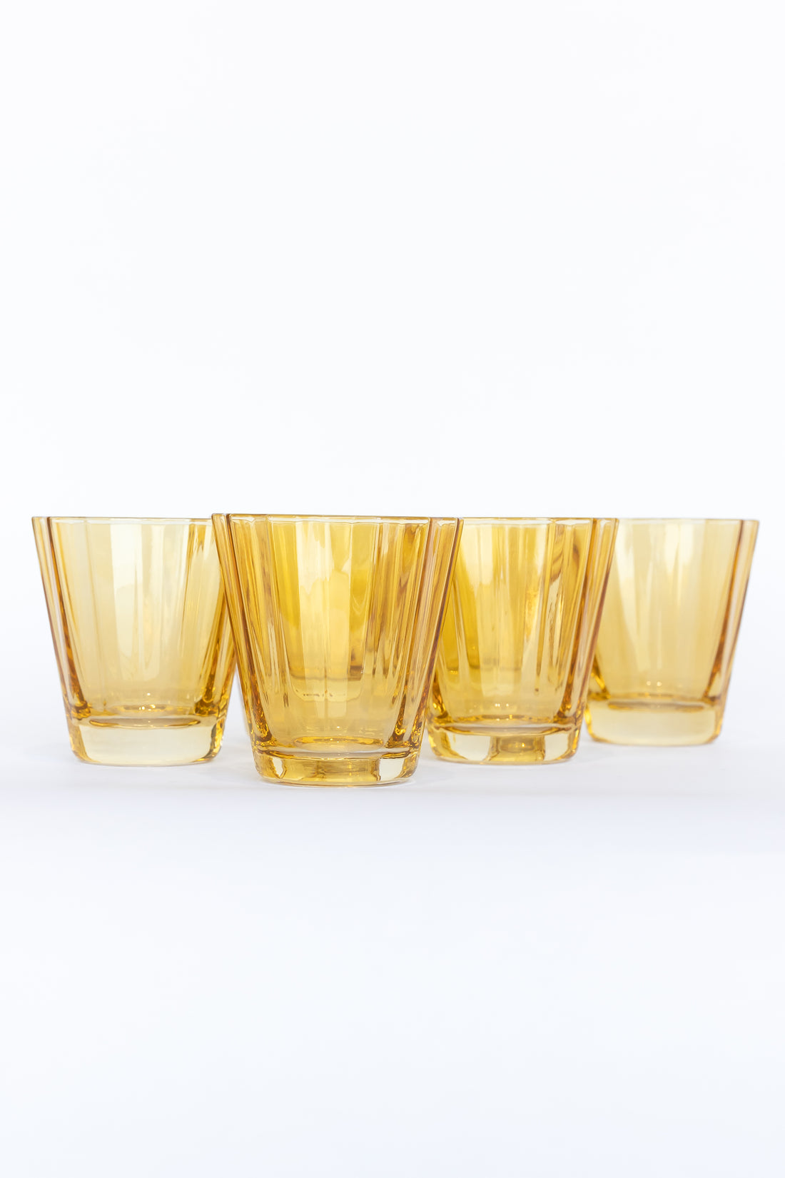 Estelle Colored Glass Estelle Sunday Collection Glasses, Set of 6 - Highball Glasses, F52 Mixed Set