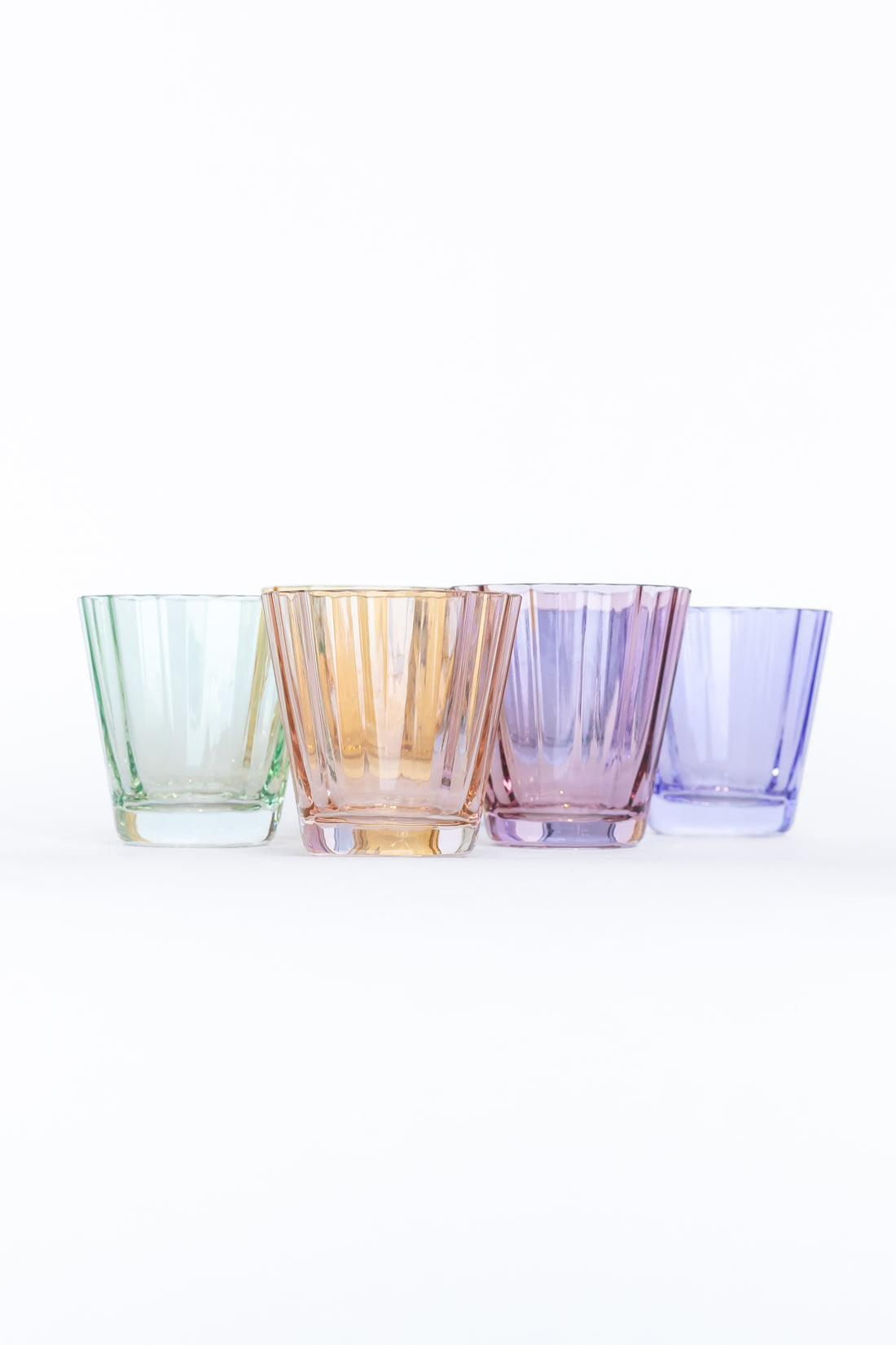 Estelle Colored Champagne Flute - Set of 6 {Pastel Mixed Set}