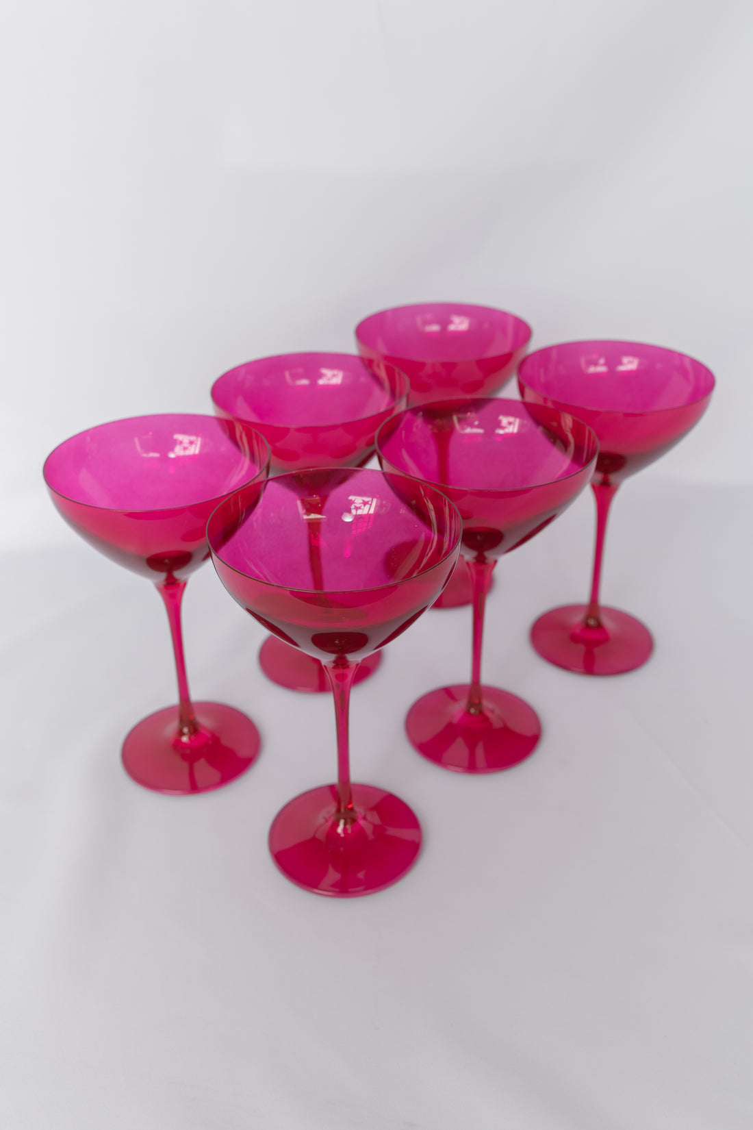 Estelle Colored Martini Glass - Set of 6 {Emerald Green}